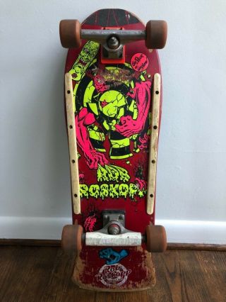 Santa Cruz Rob Roskopp - 80’s Skateboard
