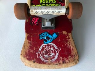 Santa Cruz Rob Roskopp - 80’s Skateboard 8