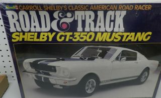 ROAD TRACK 1/12 FORD MUSTANG SHELBY GT 350 GT - 350 1965 1966 NOS REVELL MODEL KIT 2