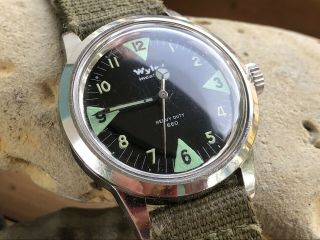 Wyler Mens Nos Vintage Watch Custom Serviced Heavy Duty 660