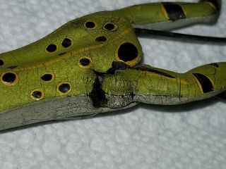 1909 Shakespeare Rhodes Mechanical Frog Fishing Lure 3