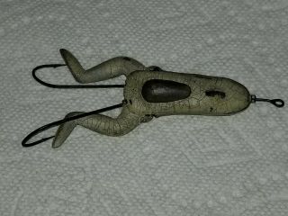 1909 Shakespeare Rhodes Mechanical Frog Fishing Lure 5