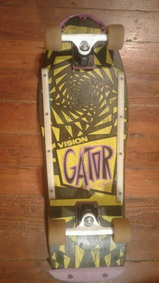Vintage Vision Mark " Gator " Rogowski Complete Skateboard