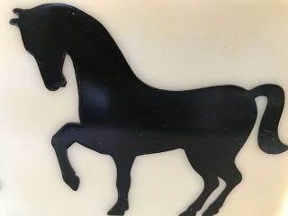 Vintage Black Horse Thoroughbred Of Ales Flashing Lights Beer Sign USA Made 6