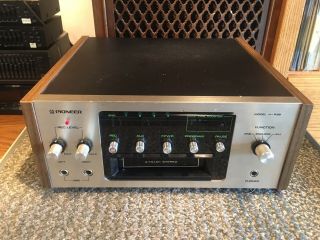 Vintage Rare Pioneer H - R99 8 Track Player/Recorder Serviced Multi Voltage 12