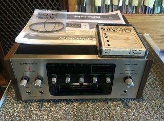 Vintage Rare Pioneer H - R99 8 Track Player/recorder Serviced Multi Voltage