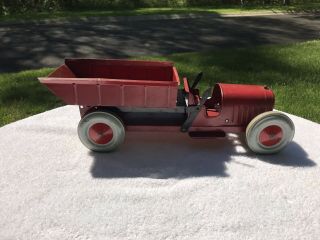 Structo 1920 ' s Vintage Dump Truck All paint VERY 10