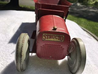 Structo 1920 ' s Vintage Dump Truck All paint VERY 12