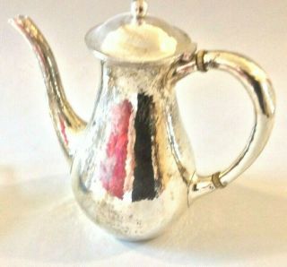 Hyman & Company Chicago Vintage Hand - wrought Sterling Coffee/Tea Set 3