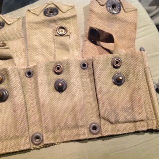 M1 grand 1942 rm co ammo belt WW 2 10 pocket 5