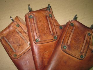 US S&W Victory Revolver Leather Holster.  38 Special Model 10 Craighead 4