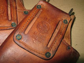 US S&W Victory Revolver Leather Holster.  38 Special Model 10 Craighead 5