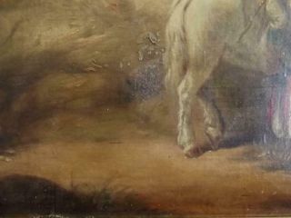 GEORGE MORLAND 1763 - 1804 Antique Oil Painting THE TRAVELLERS REST to $181,  000 10