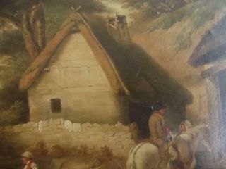GEORGE MORLAND 1763 - 1804 Antique Oil Painting THE TRAVELLERS REST to $181,  000 8