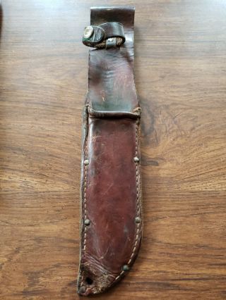 Vintage WW2 Case XX 337 - 6”Q Quartermaster Knife & Sheath 5