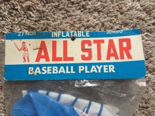 Vintage Inflatable All Star Baseball Player 27 