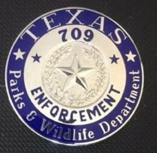 Vintage Texas Game Warden Badge - Orber Hmk