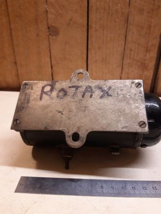 Unidentified vintage brass era car engine electric part ROTAX RG type R 12V 5