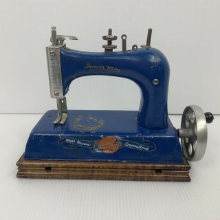 Junior Miss Sewing Machine Metal Hand Crank Toy Artcraft Metal Products