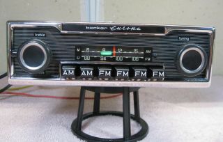 Vintage Becker Europa Radio - Mercedes,  Porsche,  Bmw,  Ferrari