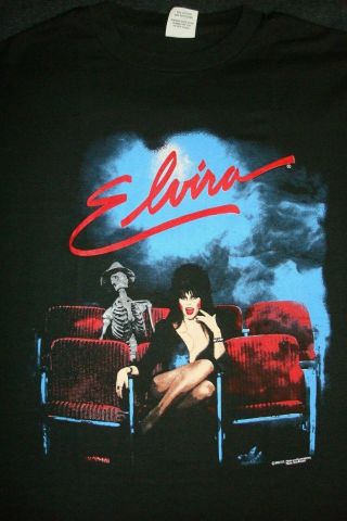 Elvira Mistress Of The Dark Shirt Xl Queen B Productions 1988 Vintage Usa Rare