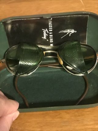 Vintage Bausch & Lomb B&L Motorcycle Safety Glasses Goggles 7