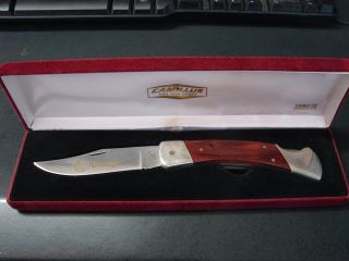 Vintage Savage Arms Camillus Knife / Presentation Box Made In Usa 5 " Closed