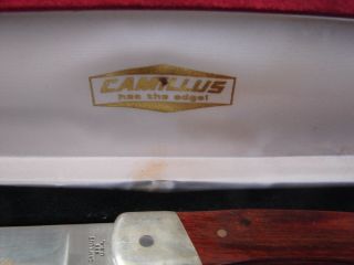 Vintage Savage Arms Camillus Knife / presentation box Made in USA 5 