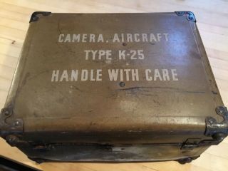 RARE World War II Grafflex K25 Aircraft Spy Reconnaissance Camera 3