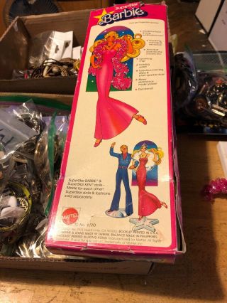 Vintage SuperStar Barbie Doll 9720 Pink Star 1976 Taiwan Star 7