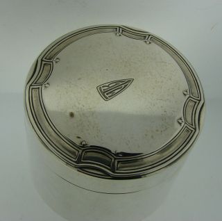 TIFFANY & CO.  T&CO C1920 ART DECO STERLING SILVER 925 JAR WITH LID BOX 2