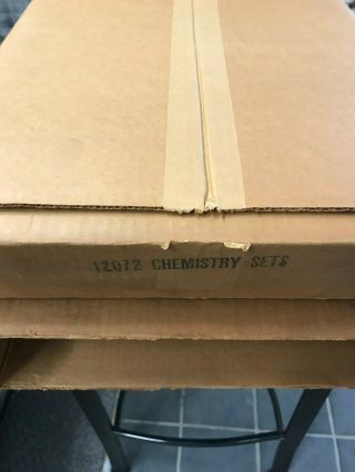 Vintage Gilbert chemistry set lab 12072 in metal box box looks 10