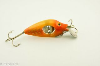 Vintage Rare Gold Pastel Uncatalogued Spinno Minno Antique Fishing Lure St15