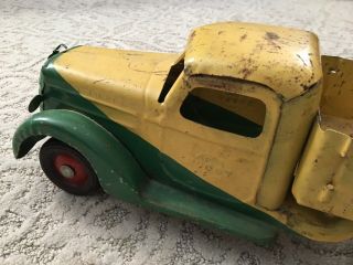 Vintage Buddy L Ice Truck Pressed Steel 1930’s Large 21” Long 11