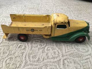 Vintage Buddy L Ice Truck Pressed Steel 1930’s Large 21” Long