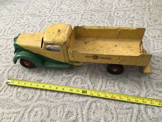 Vintage Buddy L Ice Truck Pressed Steel 1930’s Large 21” Long 2