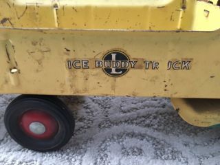 Vintage Buddy L Ice Truck Pressed Steel 1930’s Large 21” Long 3