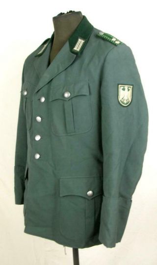 Obsolete 50s German Police Bundespolizei Bundesgrenzschutz Bpol Tunic Jacket