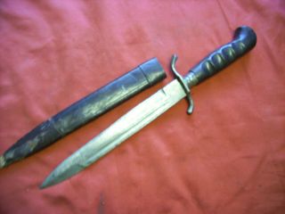 Ww1 Ww2 German Trench Dagger Sword Fighting Knife Rare Maker