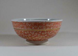 Japanese Signed Handpainted Studio Pottery Bowl