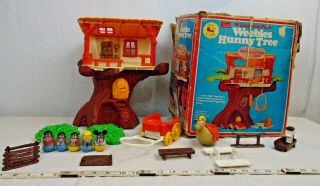 Weebles Winnie The Pooh Hunny Tree House Play Set Boxed With Accessories Hasbro