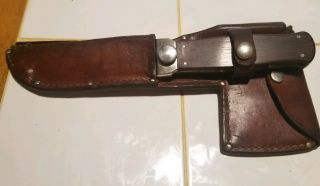 Vintage Ka - Bar Knife Hatchet Axe Combo W/original Sheath Rare Set Exc Vntg Set