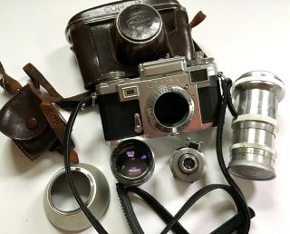 Contax Iiia 3a Vintage Rangefinder German Zeiss Ikon Camera Sonnar 1:1,  5 50mm
