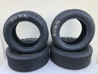 Avon Vintage Formula Ford Tires Tyres Set Of Four Great Takeoffs 9/10
