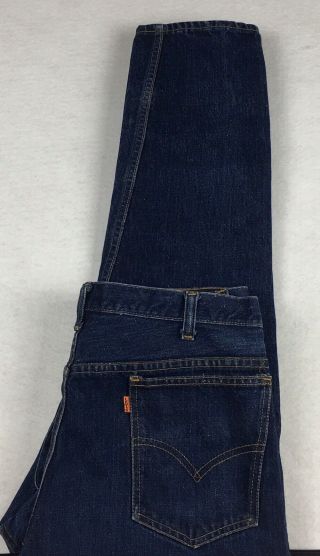 Vintage Levis Big E 606 Orange Tab Denim Blue Jeans Men’s Size 32x27