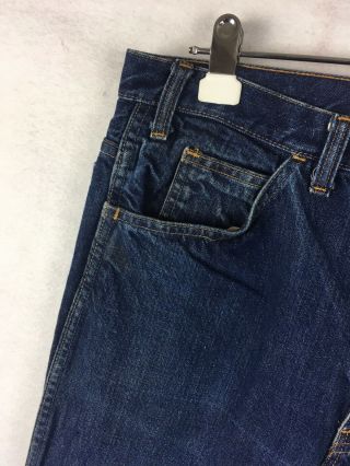 Vintage Levis Big E 606 Orange Tab Denim Blue Jeans Men’s Size 32x27 3