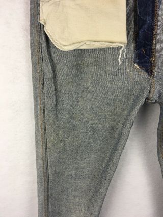 Vintage Levis Big E 606 Orange Tab Denim Blue Jeans Men’s Size 32x27 9