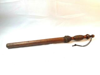 Wwii Ww2 Us U.  S.  Usn Navy Shore Patrol Night Stick,  Military Police,  Mp