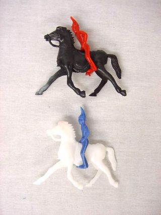 Vintage 1960 ' s Ajax Plastics Cowboys and Indians on Horses (Factory case of 24) 5