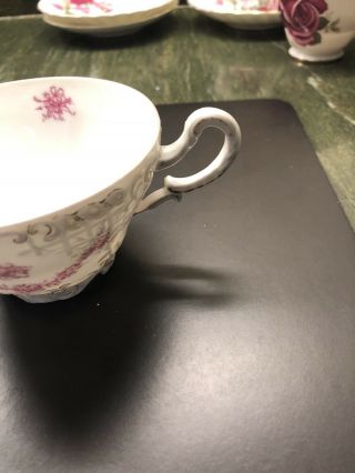 Antique C.  T.  German tea cup & saucer Numbered 5